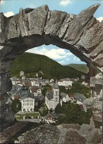 Lindenfels Odenwald Blick von der Burg Kat. Lindenfels