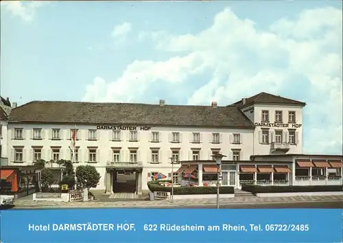 Ruedesheim Hotel Darmstaedter Hof  Kat. Ruedesheim am Rhein