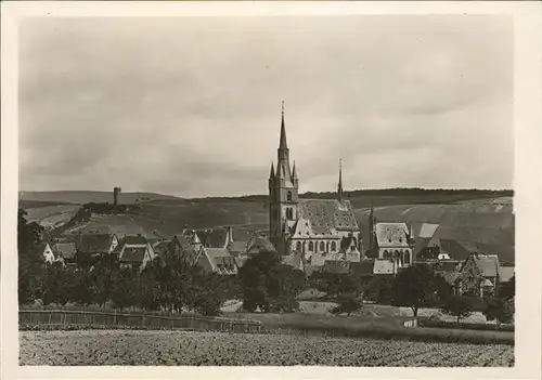 Kiedrich Pfarrkirche mit Totenkapelle Kat. Kiedrich