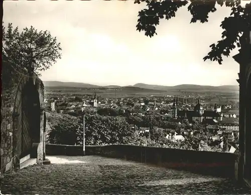 Fulda Blick vom Frauenberg Kat. Fulda