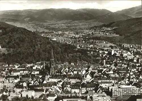 Freiburg Breisgau Fliegeraufnahme Kat. Freiburg im Breisgau