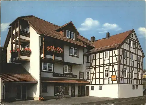 kk30482 Ruhlkirchen Gasthaus Cafe Selzer im Vogelberg Kategorie. Antrifttal Alte Ansichtskarten