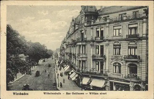 Wiesbaden Wilhelmstrasse  Kat. Wiesbaden