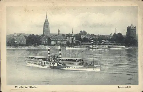 Eltville Schiffe Rhein Kat. Eltville am Rhein