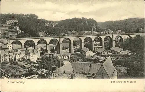 Luxembourg Luxemburg Faubourg de Clausen pont Bruecke / Luxembourg /