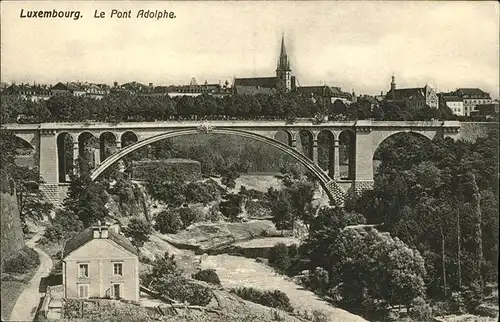 Luxembourg Luxemburg Le Pont Adolphe Bruecke / Luxembourg /