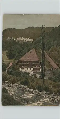 Schwarzwaldhaeuser Niederwasser Triberg / Gebaeude und Architektur /