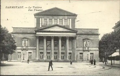 Theatergebaeude Darmstadt  Kat. Gebaeude