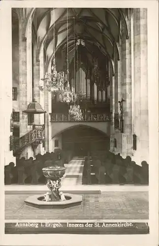 Kirchenorgel Annaberg i. Erzgebirge St. Annenkirche Kat. Musik