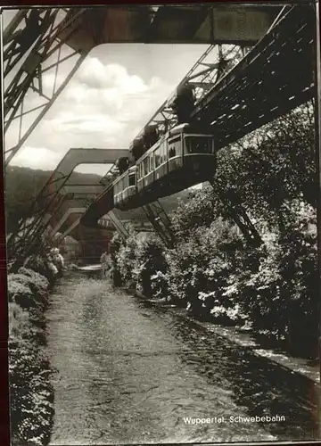 Schwebebahn Wuppertal Kat. Bahnen