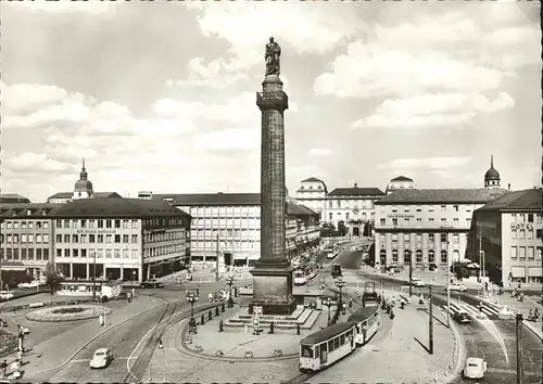 Strassenbahn Darmstadt Tor zu Odenwald Bergstrasse Luisenplatz Kat. Strassenbahn