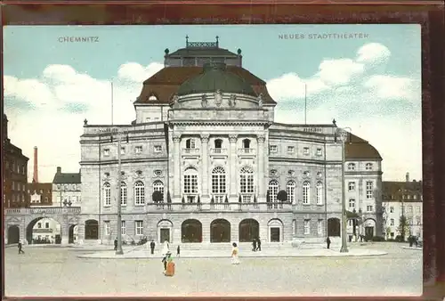 Theatergebaeude Chemnitz Neues Stadttheater Kat. Gebaeude