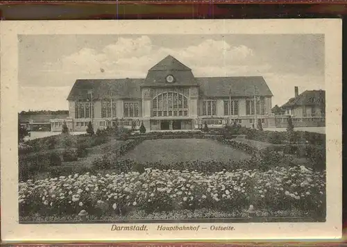 Strassenbahn Darmstadt Hauptbahnhof Ostseite Kat. Strassenbahn