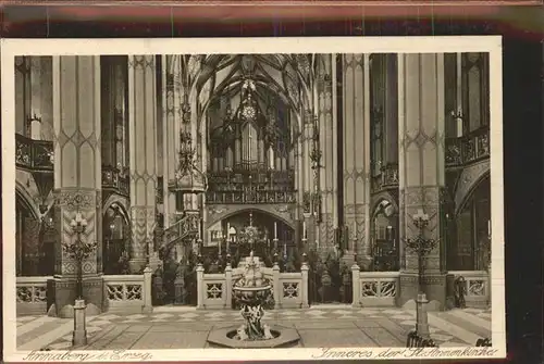 Kirchenorgel St. Annenkirche Annaberg im Erzgebirge Kat. Musik