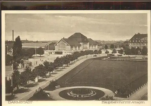 Bahnhof Darmstadt Anlagen Kat. Eisenbahn