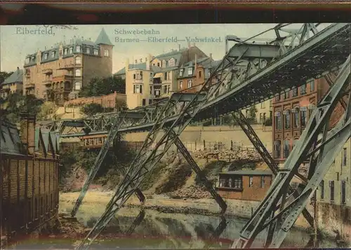 Schwebebahn Wuppertal Elberfeld  Kat. Bahnen