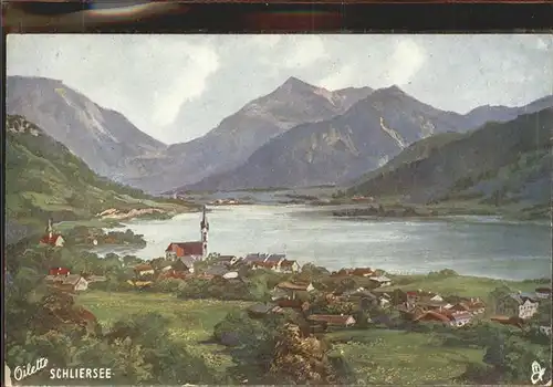 Verlag Tucks Oilette Nr. 217B Schliersee / Verlage /