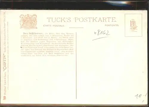 Verlag Tucks Oilette Nr. 217B Schliersee / Verlage /