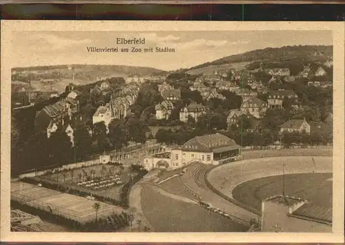 Stadion Wuppertal Elberfeld Villenviertel Zoo Kat. Sport