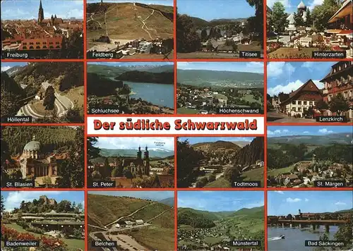 Schwarzwald die Staedte  Kat. Regionales