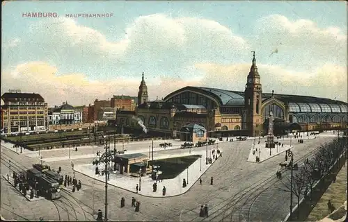 Strassenbahn Hamburg Hauptbahnhof Kat. Strassenbahn