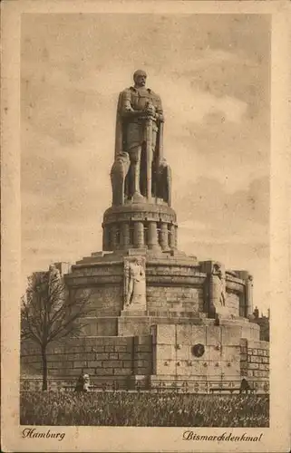 Bismarck Denkmal Hamburg Kat. Persoenlichkeiten