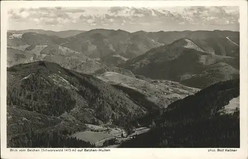 Foto Kellner Rolf Nr. 1524 Belchen Multen Wiesental Kat. Fotografie