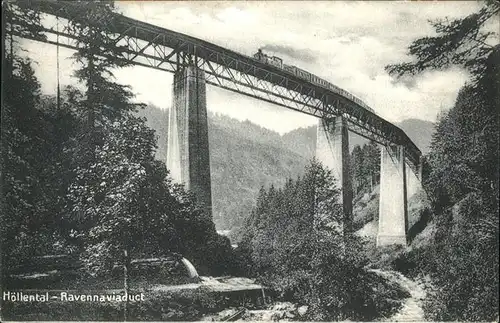 kk29192 Viadukte Viaduc Hoellental Ravennaviadukt Kategorie. Bruecken Alte Ansichtskarten
