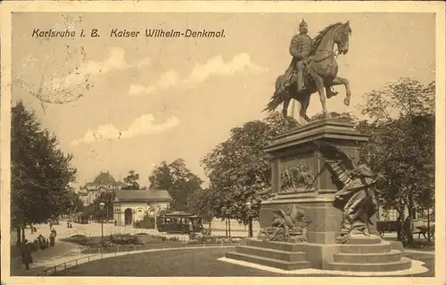 Wilhelm I Denkmal Karlsruhe Kat. Persoenlichkeiten