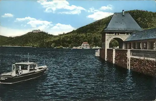 Boote Edersee Waldeck Sperrmauer Kat. Schiffe