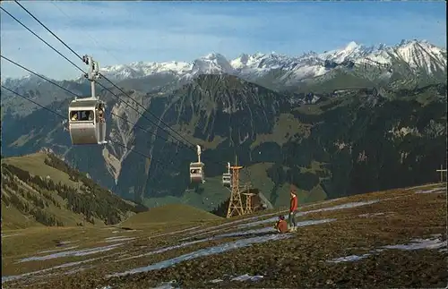 Seilbahn Lungern-Breitenfeld Oberwaldneralpen / Bahnen /