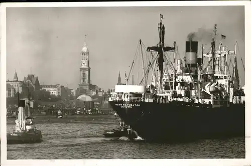 Dampfer Oceanliner Indian Navigator Calcutta Hamburg Hafen Kat. Schiffe