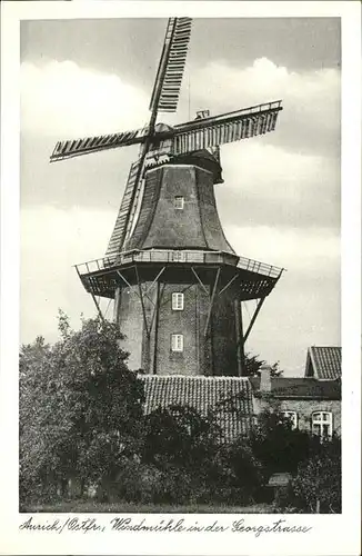 Windmuehle Aurich Ostfriesland Georgstrasse Kat. Gebaeude und Architektur