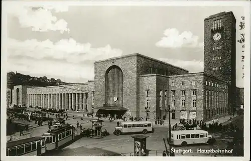 Strassenbahn Stuttgart Hauptbahnhof Kat. Strassenbahn