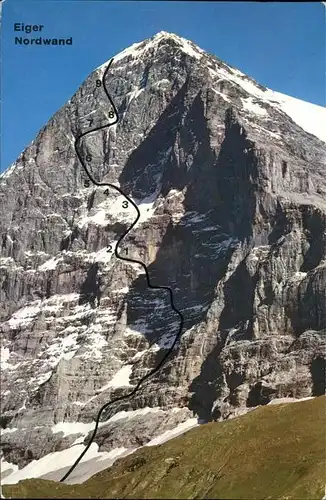 Bergsteigen Klettern Eiger-Nordwand  / Sport /