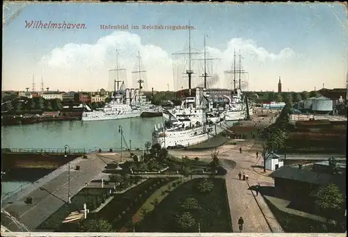 Dampfer Oceanliner Wilhelmshaven Reichskrieghafen Kat. Schiffe