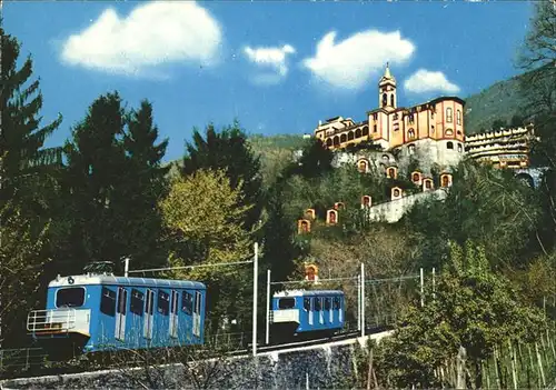 Zahnradbahn Locarno Santuario Madonna del Sasso Kat. Bergbahn