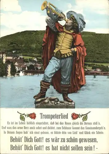 Trompeter Scheffel Trompeterlied Saeckingen  Kat. Maerchen und Sagen