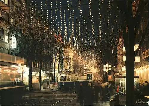 Strassenbahn Zuerich Bahnhofstrasse Kat. Strassenbahn