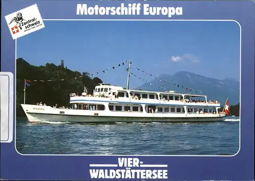 Motorboote Europa Vierwaldstaettersee Kat. Schiffe