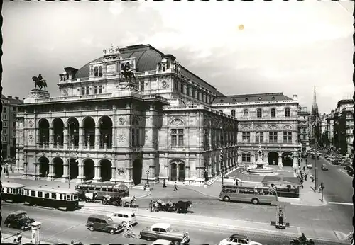 Strassenbahn Wien Staatsoper Kat. Strassenbahn