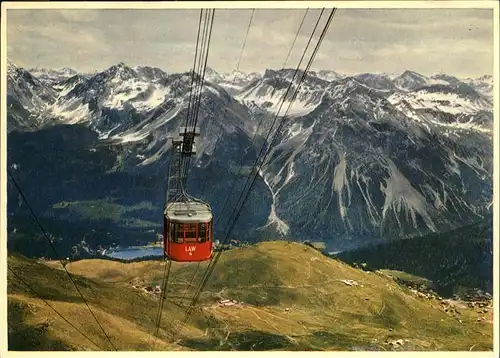 Seilbahn Aroser Weisshorn / Bahnen /