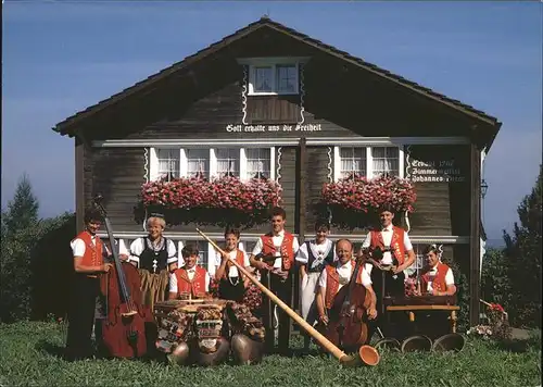 Alphorn Appenzell Streichmusik Baenziger Herisau Cello Kat. Musik