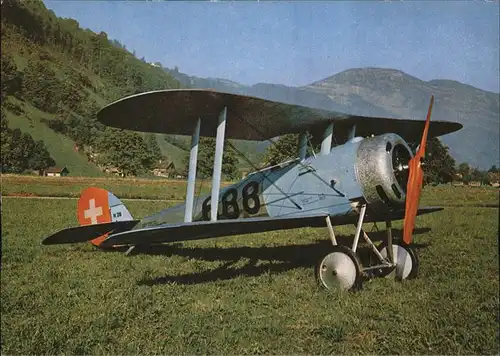 Flugzeuge Zivil Nieuport 28.C. Bebe Verkehrshaus Schweiz Luzern / Flug /