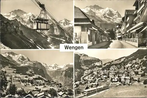 Seilbahn Wengen Eisenbahn Photoglob-Wehrli Nr. 8385 / Bahnen /