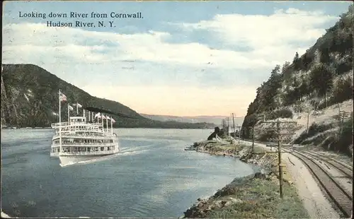 Dampfer Binnenschifffahrt Hudson River N.Y. Cornwall Kat. Schiffe