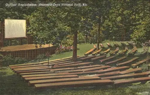 Theater Outdoor Amphitheatre Mammoth Cave National Park Kat. Theater