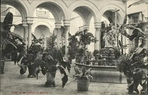 Sevilla Andalucia Patio de la Caridad Kat. Sevilla 