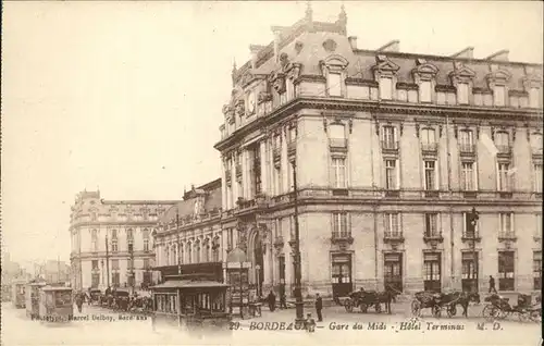 Bordeaux Gare du Midi Hotel Terminus Kat. Bordeaux