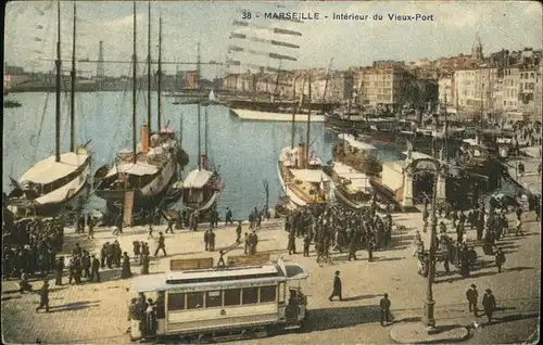 Marseille Interieur du Vieux Port Kat. Marseille